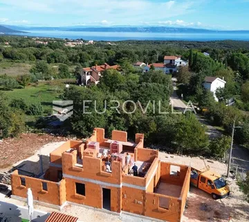 Marčana, Krnica - vila s direktnim pogledom na more u roh bau fazi - cover