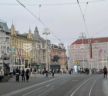 Zagreb, ulični poslovni prostor u strogom centru, pješačka zona