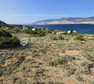 Pag, Bošana, građevinsko zemljište s otvorenim pogledom na more - Bošana, Pag