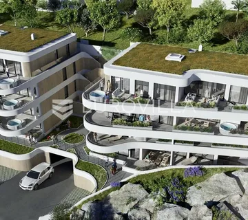 Opatija, Volosko, luksuzan četverosoban stan 202,75 m², pogled na more