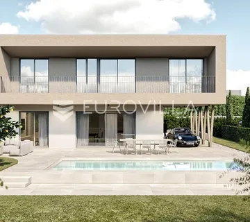 Istra, Kaštelir, građevinsko zemljište 809m2 s projektom i pravomoćnom građevinskom dozvolom - Krančići, Kaštelir - Labinci