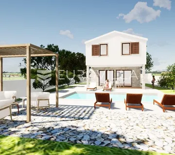Svetvinčenat, Gilešići, Vila s bazenom i okućnicom - Juršići, Svetvinčenat