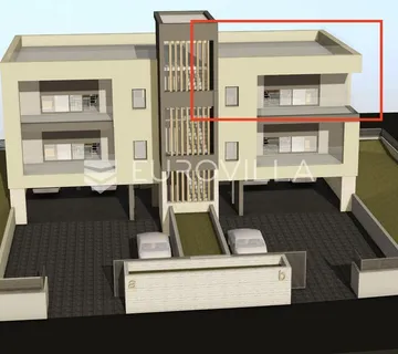 Vodice, luksuzan penthouse s prostranom krovnom terasom u modernoj novogradnji