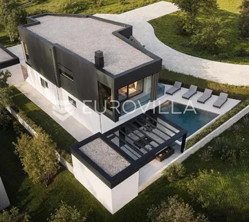 Istra, Vodnjan, Salvela, moderna villa s otvorenim pogledom na more