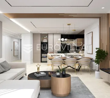 Opatija, luksuzan četverosoban stan s pogledom na more NKP 142.87 m2