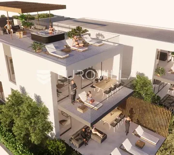 Ugljan, Ugljan luksuzni penthouse s jacuzijem, prvi red do mora 125.87 m²