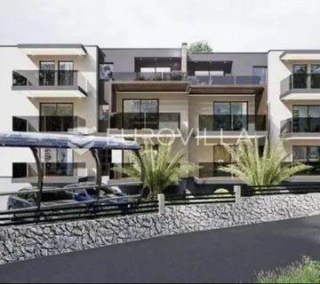 Rijeka, Podmurvice, NOVOGRADNJA, trosoban 58,54 m², pogled na more