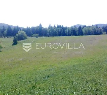 G.Kotar, Hlevci, predivan ravan teren od 4193 m² - Divjake, Skrad