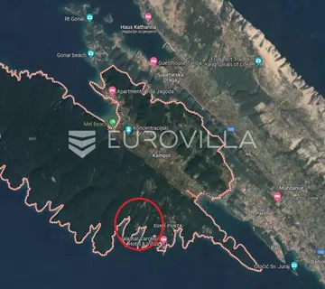 Rab, Kampor, poljoprivredno zemljište 22379 m² - Kampor, Rab