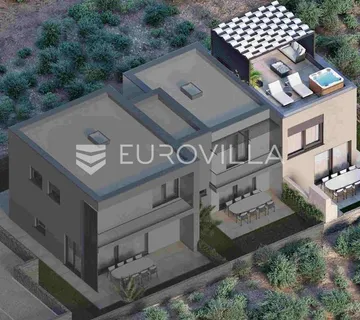 Vodice, moderna trojna kuća, 105 m²