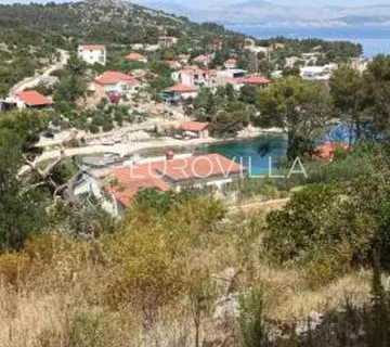 Šolta, Grohote, građevinsko zemljište s pogledom na more, 503 m² - cover