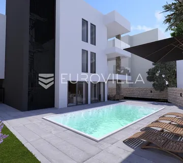 Zadar, Petrčane, luksuzni stan s bazenom i vrtom 30m od mora - Petrčane, Zadar