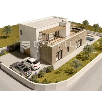 Vodice, NOVOGRADNJA, kuća s bazenom, 176,40 m²