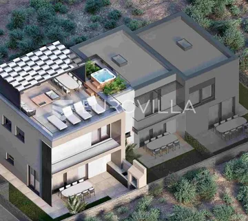 Vodice, moderna trojna kuća, 163,38 m²