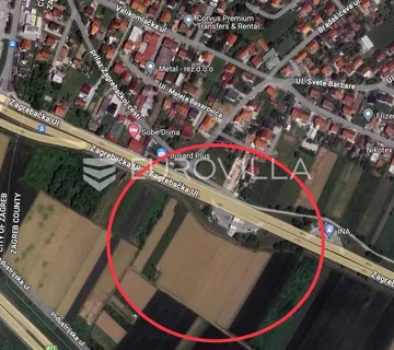 Velika Mlaka, građevinsko zemljište 1646 m² unutar I i K namjene - Velika Mlaka, Velika Gorica