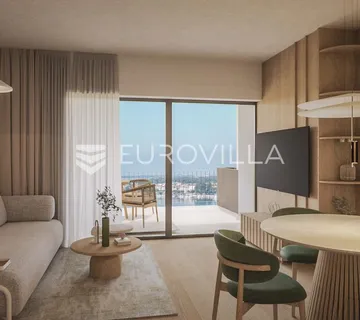 Istra, Umag, Green Tower Residence, dvosoban apartman s terasom na 3. katu