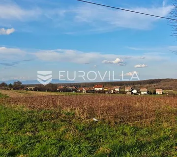 Karlovac, Jelaši, zemljište 2822 m² s projektom za kuću 330 m², plaćeni komunalni doprinosi - cover