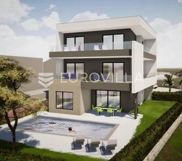 Krk, Njivice, luksuzan stan u novogradnji u prvom redu do mora NKP 140 m2 - cover