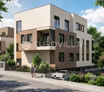 Črnomerec, Jelenovac, NOVOGRADNJA, četverosoban stan 127,61 plus parkirno mjesto u garaži, spremište - Zagreb