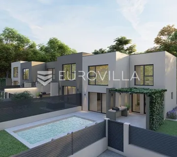 Istra, Novigrad, moderna nova kuća u nizu 103.10 m², bazen 19.50 m², top lokacija