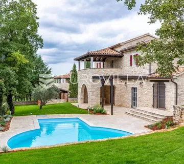 Istra, Tinjan, elegantna kamena vila s bazenom, iznimne kvalitete gradnje