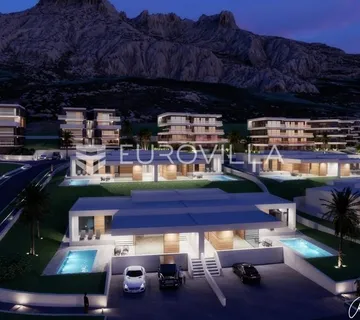 Karlobag, Cesarica, građevinsko zemljište s projektom, 632 m², S15 - Cesarica, Karlobag