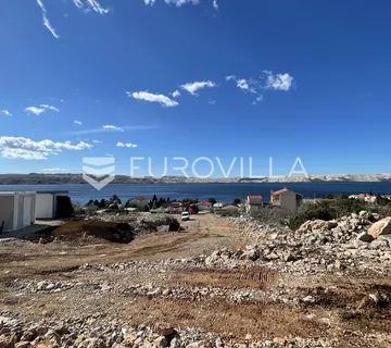 Karlobag, Cesarica, građevinsko zemljište s projektom, 629 m², S17 - Cesarica, Karlobag
