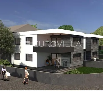 Varaždin, Hallers, trosoban stan u urbanoj vili s 2 parkirna mjesta, NOVOGRADNJA