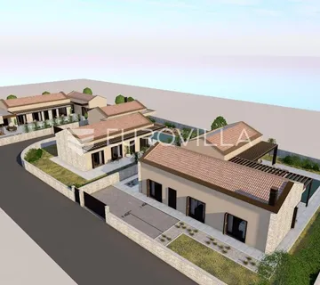 Istra, Barban, građevinsko zemljište 687 m2 s idejnim projektom za obiteljsku kuću