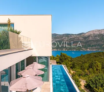 Korčula, luksuzna obiteljska vila s otvorenim pogledom na more - cover