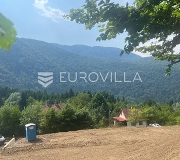 Delnice, Brod na Kupi, građevinsko zemljište 1311 m², potpuna infrastruktura - Brod na Kupi, Delnice