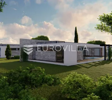 Vodnjan, prekrasna moderna prizemnica br. 3, NKP 170 m2 na okućnici od 800 m2