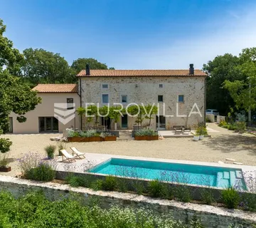 Istra, Labin, Šumber, unikatna samostojeća villa na velikoj okućnici s pogledom - cover