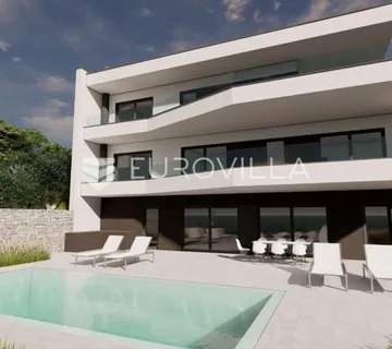 Istra, Duga Uvala, villa s pogledom, teretanom i saunom 322m2 - cover
