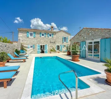 Istra, Selina, autohtona restaurirana kamena vila 260 m² s bazenom - cover