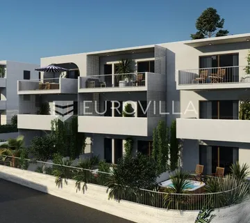 Trogir, Slatine, drugi red do mora, dvosoban stan na drugom katu površine 59 m², S10 - cover