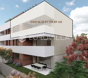 Zadar, Borik, ekskluzivan penthouse s krovnom terasom, 109,89 m², S6 - cover