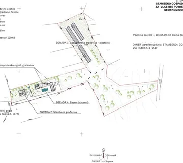 Istra, Kranjčići, građevinsko zemljište 10353m2 s građevinskom dozvolom za seosko gosodadarstvo - cover