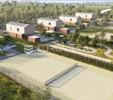 Istra, Labin - vrhunska moderna villa C, grijani bazen 48 m2, 2386 m2 uređene okućnice