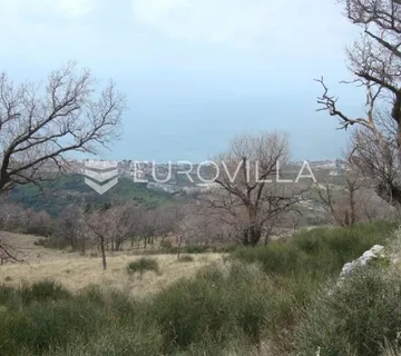 Podstrana, Gornja Podstrana, građevinsko zemljište s prekrasnim pogledom na more - cover