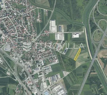 Zaprešić, građevisko zemljište u industriskoj zoni površine 4683 m²