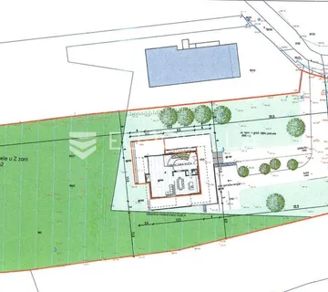 Zagreb, Gračani, zemljište s lokacijskom dozvolom za luksuznu vilu, 5418 m²
