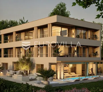 Istra, Umag okolica, atraktivno građevinsko zemljište s luksuznim projektom i građevinskom dozvolom - Murine, Umag