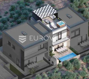 Vodice, moderna trojna kuća, 103 m²