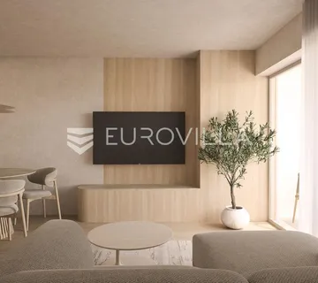 Istra, Umag, Green Tower Residence, dvosoban apartman s terasom na 5. katu