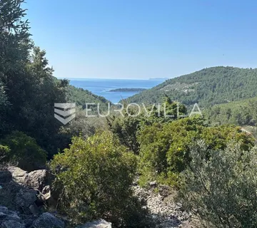 Otok Korčula, Blato, predio Granice, poljoprivredno zemljište sa pogledom na more - cover