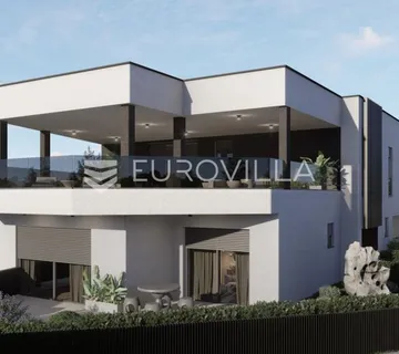 Zagreb, Gračani, Trosobni stan s vrtom površine 75,79 m², Novogradnja