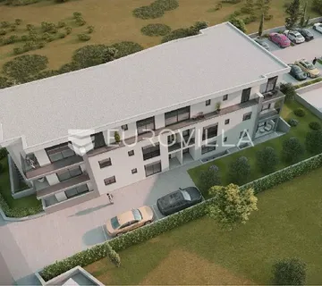 Istra, Štinjan, dvosoban stan u prizemlju 49,28 m² s parkirnim mjestom, novogradnja - Štinjan, Pula