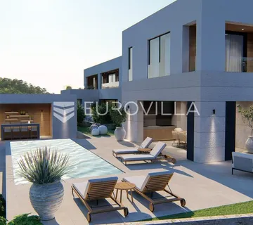Primošten, prekrasna vila s bazenom i pogledom na more, 289,5 m²
