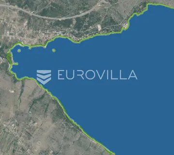 Zadar, Posedarje, Građevinsko zemljište s pogledom na more i Velebit 1039 m² - Podgradina, Posedarje